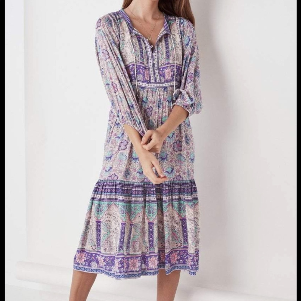 COPY - Spell and gypsy collective poinciana dress purple color way XL